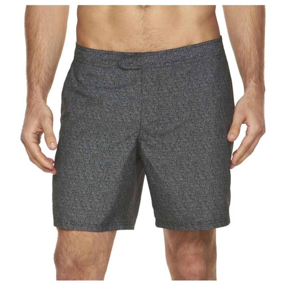 Marc Anthony Mens Slim-Fit Mini Print Swim Bottom Trunks, NWT